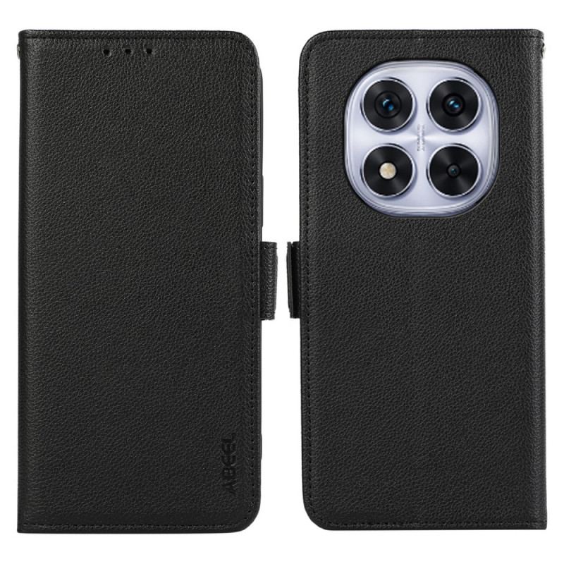 Skal För Xiaomi Redmi Note 14 Pro 4g Abeel Läder Effekt