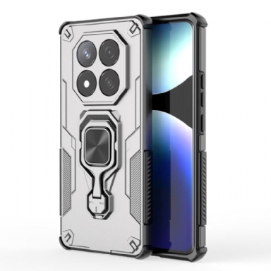 Skal För Xiaomi Redmi Note 14 Pro 4g Ultratålig Med Roterande Stativ