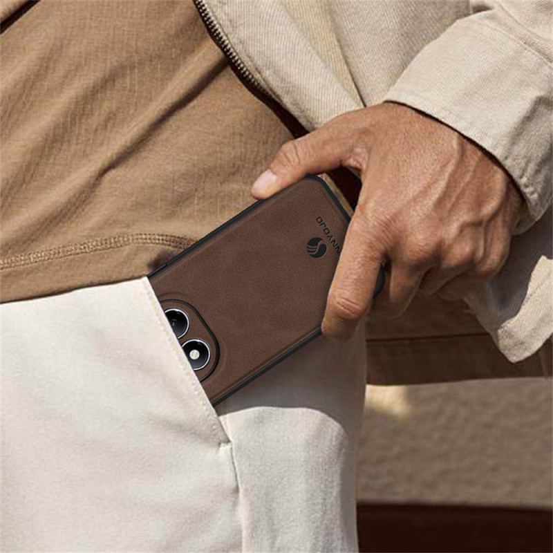 Skal Xiaomi Redmi Note 14 Pro 4g Annyojo Lädereffekt