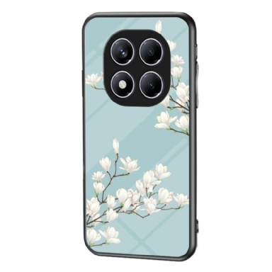 Skal Xiaomi Redmi Note 14 Pro 4g Telefonfodral Blommigt Härdat Glas