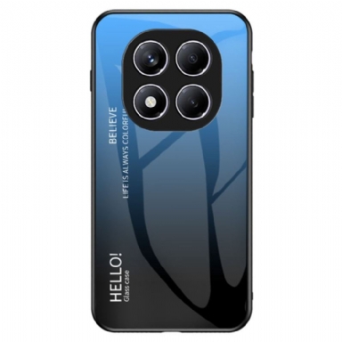 Skal Xiaomi Redmi Note 14 Pro 4g Telefonfodral Hello Härdat Glas