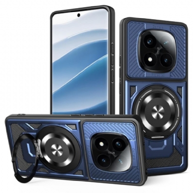 Skal Xiaomi Redmi Note 14 Pro 4g Telefonfodral Magnetisk Med Roterande Stativ