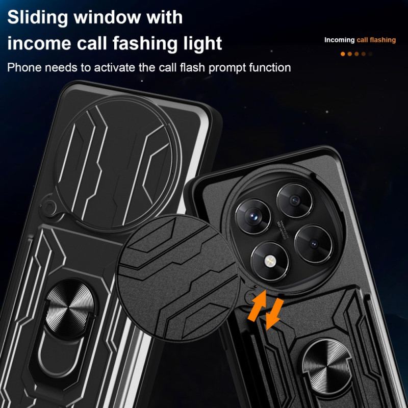 Skal Xiaomi Redmi Note 14 Pro 4g Ultratålig Med Stativ Och Linsskydd