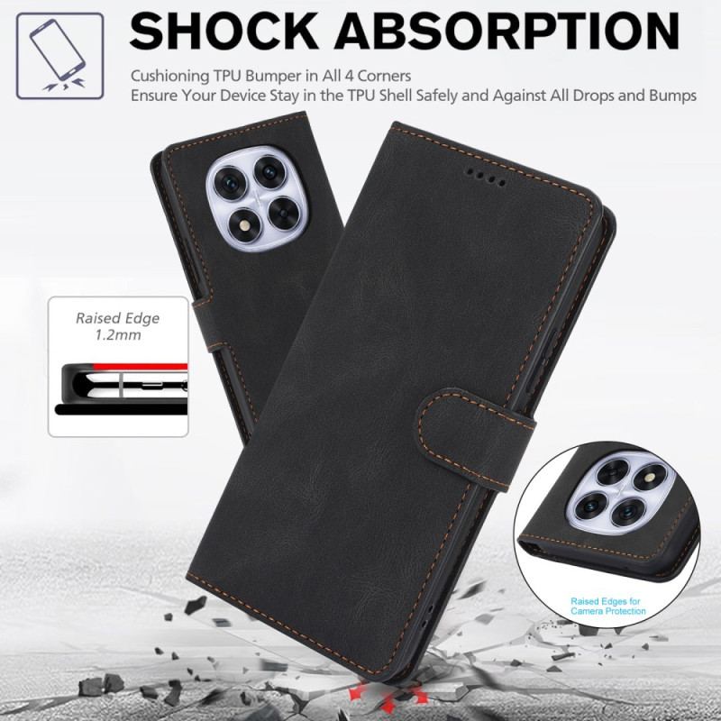 Skyddsfodral Xiaomi Redmi Note 14 Pro 4g Mockaeffekt Med Rem