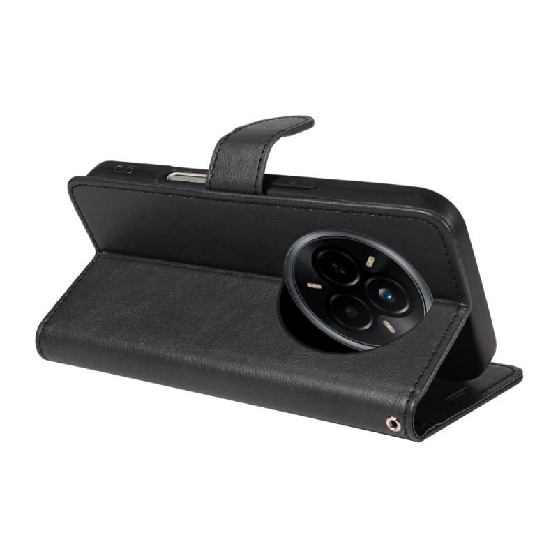 Fodral För Realme 14 Pro 5g Enkelt Konstläder