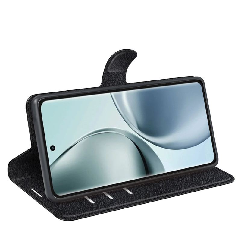 Fodral För Realme 14 Pro 5g Klassiskt Litchikonstläder