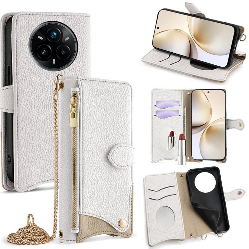 Fodral Realme 14 Pro 5g Plånbok Och Kedja