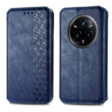 Folio-fodral Realme 14 Pro 5g Diamantkant I Mockaeffekt