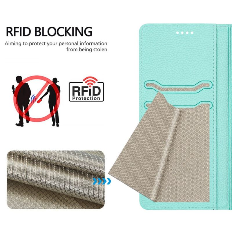 Folio-fodral Realme 14 Pro 5g Klassisk Rfid-plånbok