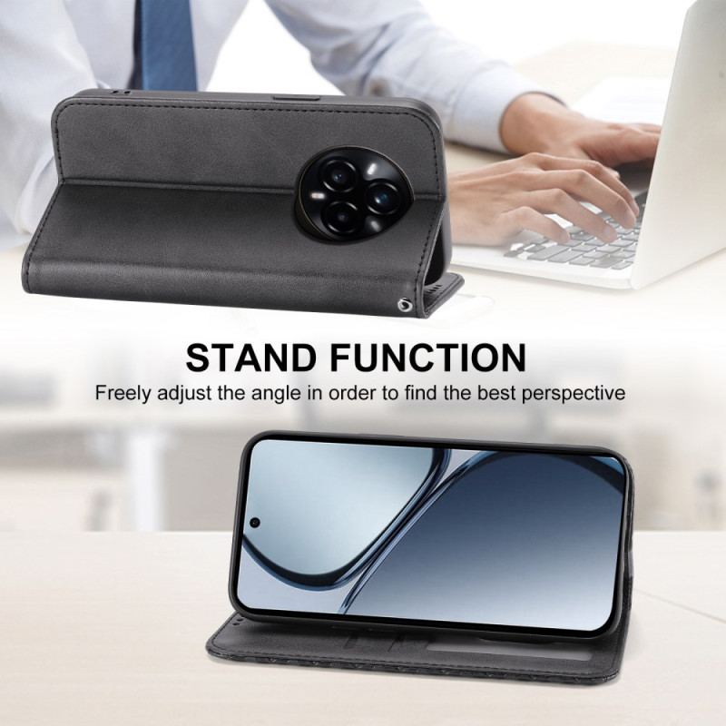 Folio-fodral Realme 14 Pro 5g Texturerad Design Med Karbinspänne