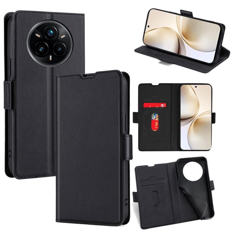 Läderfodral Realme 14 Pro 5g Telefonfodral Ultratunn Dubbelspänne