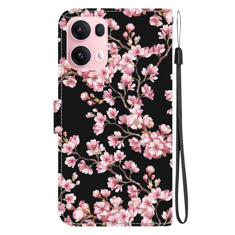 Fodral Oppo Reno 13 Pro 5g Plommonblommor