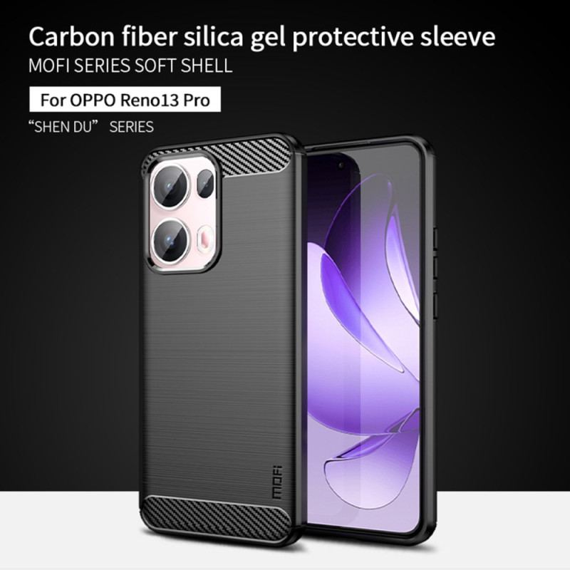 Skal För Oppo Reno 13 Pro 5g Borstad Kolfiber