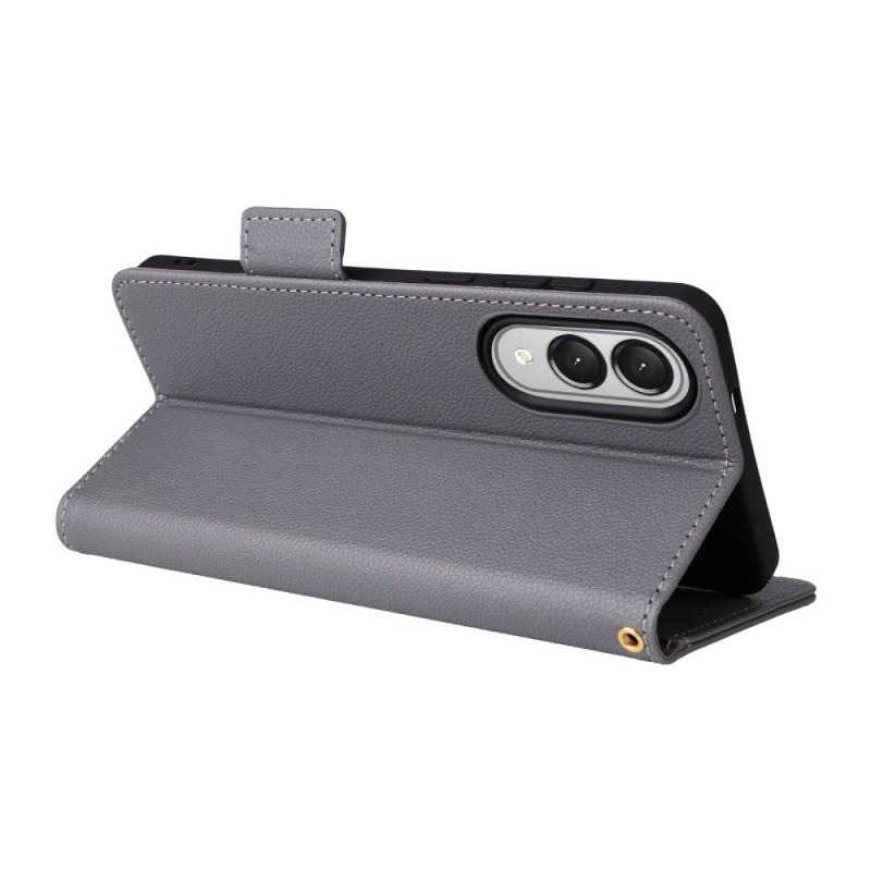 Fodral För Samsung Galaxy S25 5g Edge Konstläder Med Rem