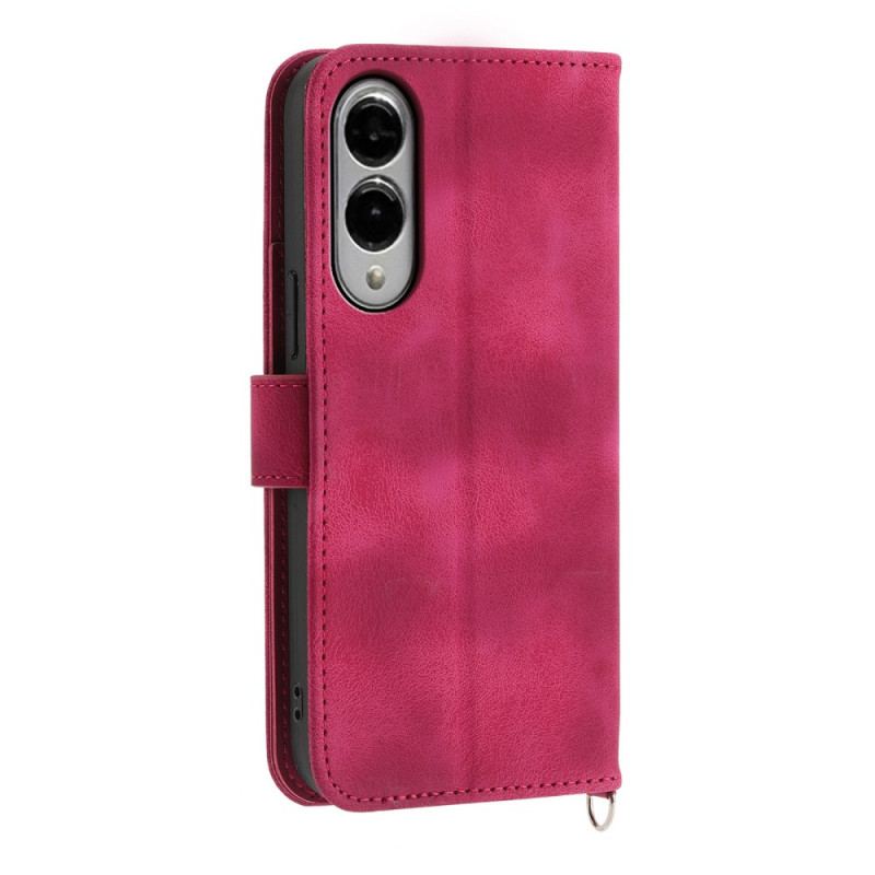 Fodral Samsung Galaxy S25 5g Edge Blommönster Och Remmar