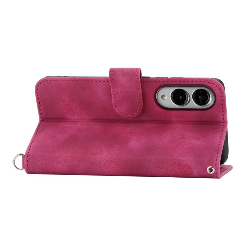 Fodral Samsung Galaxy S25 5g Edge Blommönster Och Remmar