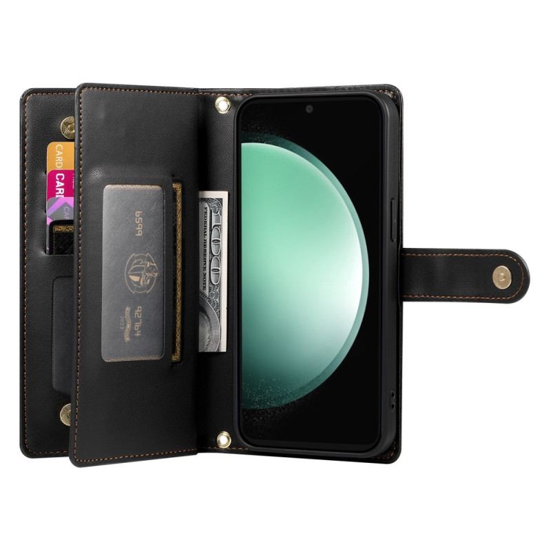 Fodral Samsung Galaxy S25 5g Edge Plånbok Med Remmar