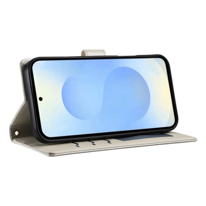 Fodral Samsung Galaxy S25 5g Edge Quiltad Med Rem Och Axelrem