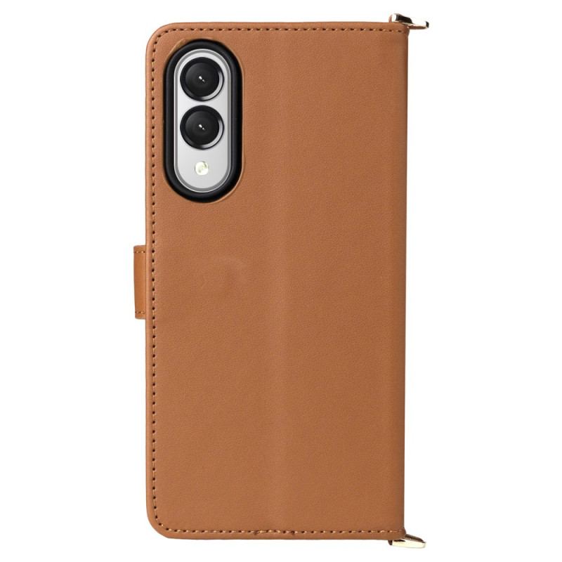 Fodral Samsung Galaxy S25 5g Edge Quiltad Med Rem Och Axelrem