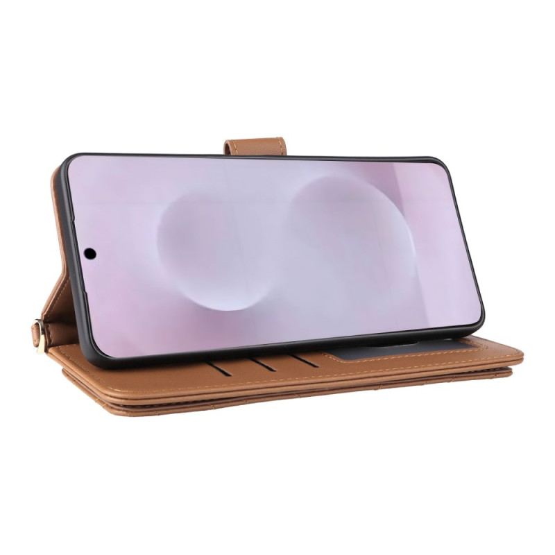 Fodral Samsung Galaxy S25 5g Edge Quiltad Med Rem Och Axelrem