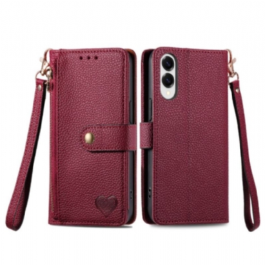 Fodral Samsung Galaxy S25 5g Edge Rfid-hjärtdesign