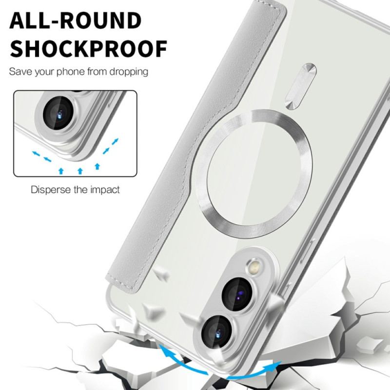 Folio-fodral För Samsung Galaxy S25 5g Edge Quiltad Magsafe-kompatibel