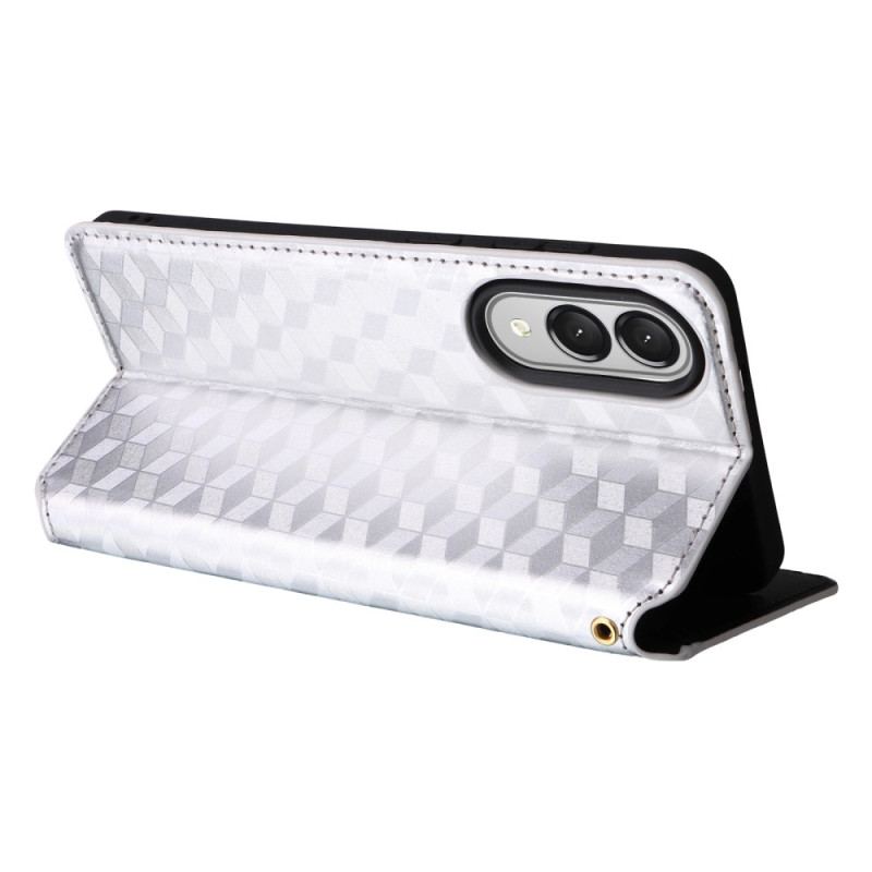 Folio-fodral Samsung Galaxy S25 5g Edge 3d-kuber