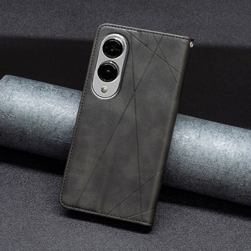 Folio-fodral Samsung Galaxy S25 5g Edge Geometriskt Mönster