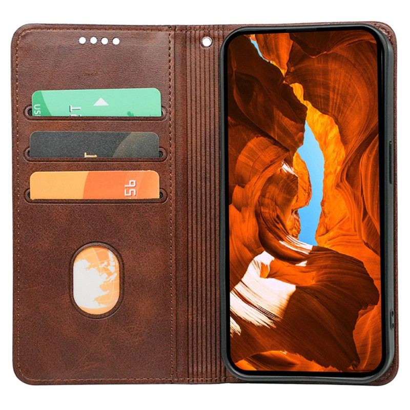 Folio-fodral Samsung Galaxy S25 5g Edge Premium Vintage
