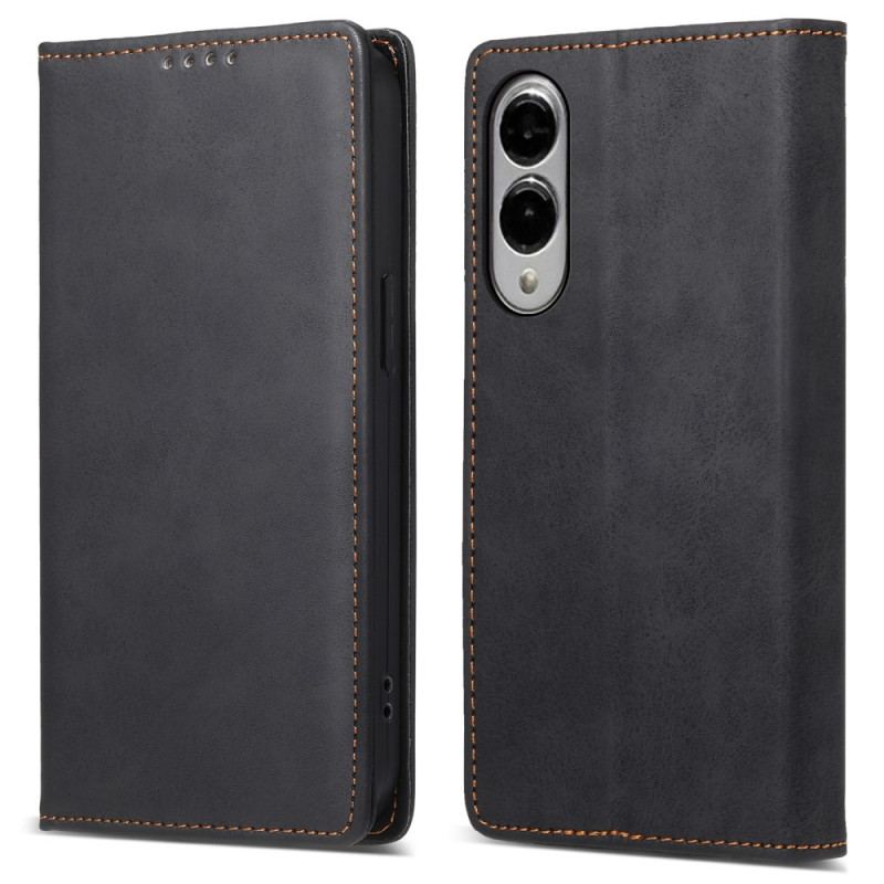 Folio-fodral Samsung Galaxy S25 5g Edge Rfid-blockerande Konstläder