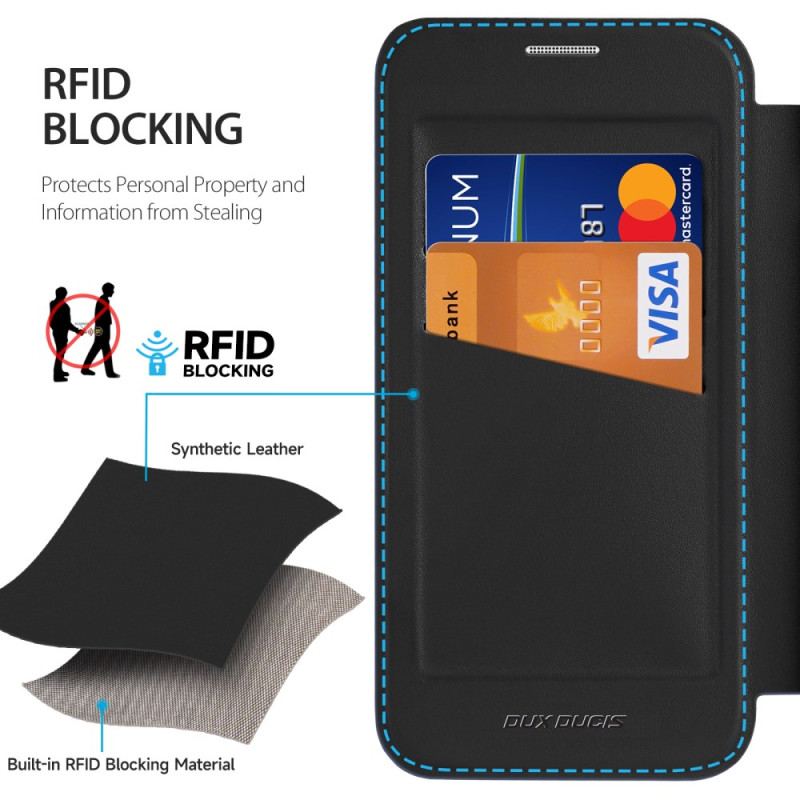 Folio-fodral Samsung Galaxy S25 5g Edge Telefonfodral Dux Ducis Pro-seriens Skal X