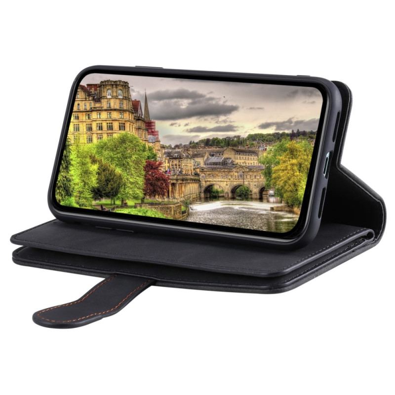 Läderfodral Samsung Galaxy S25 5g Edge Telefonfodral Dragkedja Plånbok