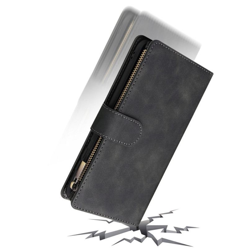 Läderfodral Samsung Galaxy S25 5g Edge Telefonfodral Plånbok Med Mocka