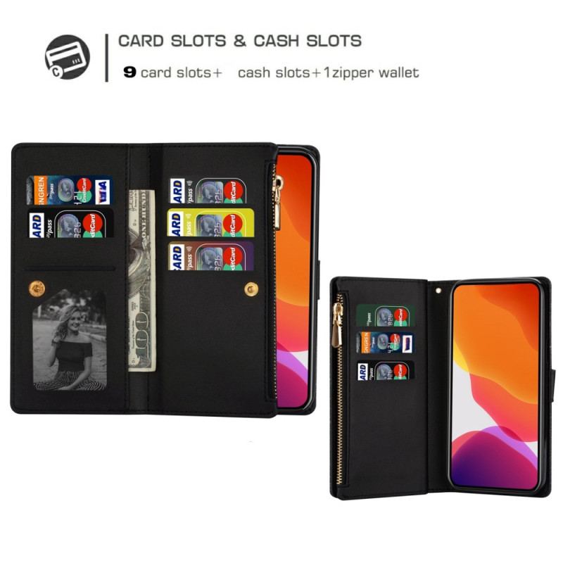 Läderfodral Samsung Galaxy S25 5g Edge Telefonfodral Plånbok Med Paljettrem