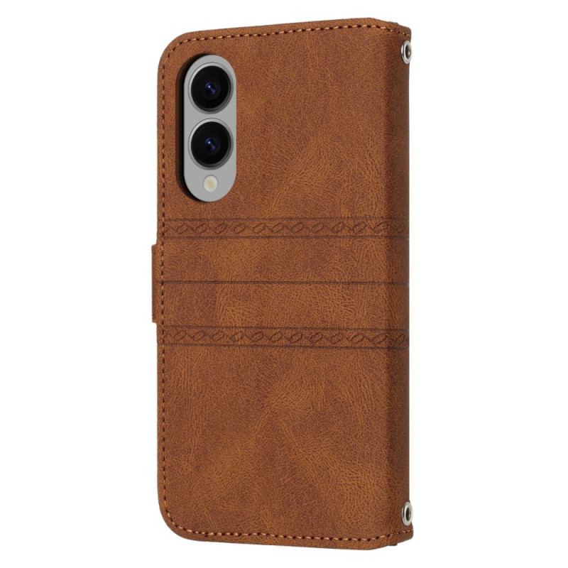 Läderfodral Samsung Galaxy S25 5g Edge Telefonfodral Remfries