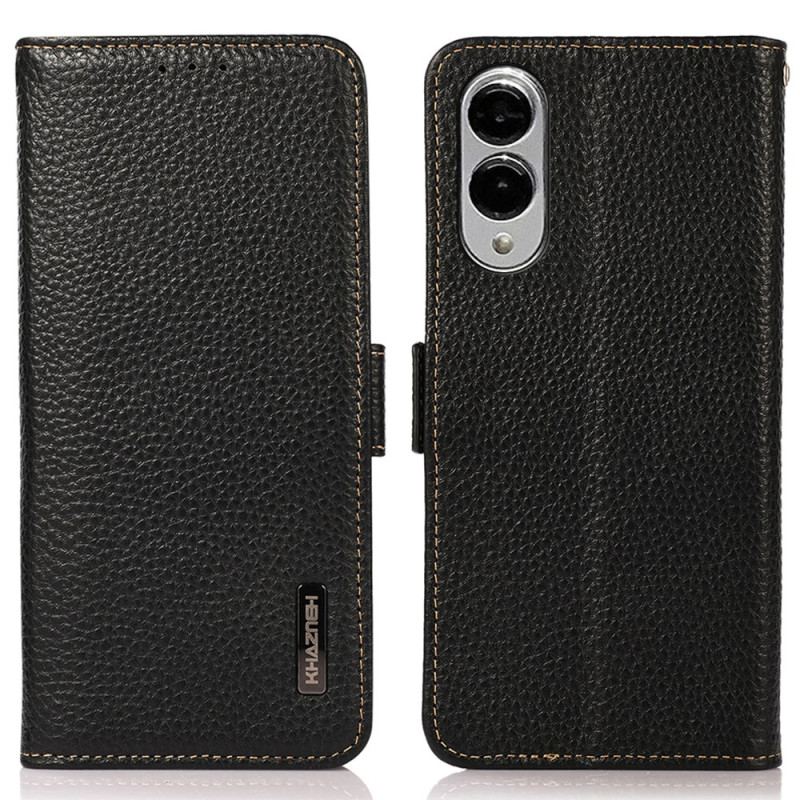 Läderfodral Samsung Galaxy S25 5g Edge Telefonfodral Rfid-skydd Khazneh