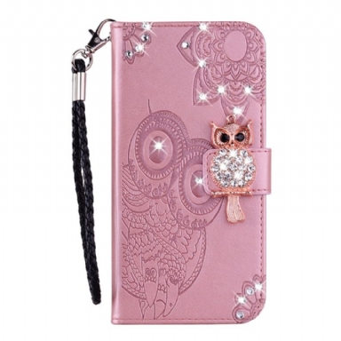 Läderfodral Samsung Galaxy S25 5g Edge Telefonfodral Uggla Och Berlock