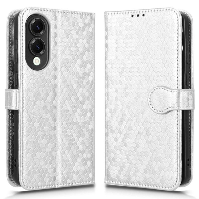 Läderskal Fodral Samsung Galaxy S25 5g Edge Glitterprickar