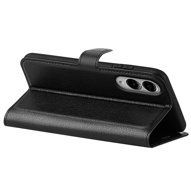 Läderskal Fodral Samsung Galaxy S25 5g Edge Litchi-imitationsläder