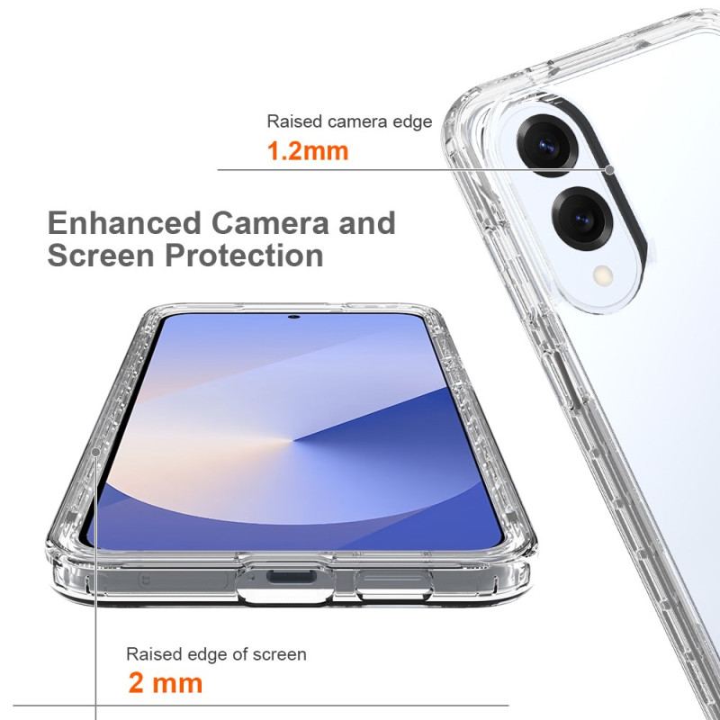 Skal För Samsung Galaxy S25 5g Edge 2-i-1 Transparent