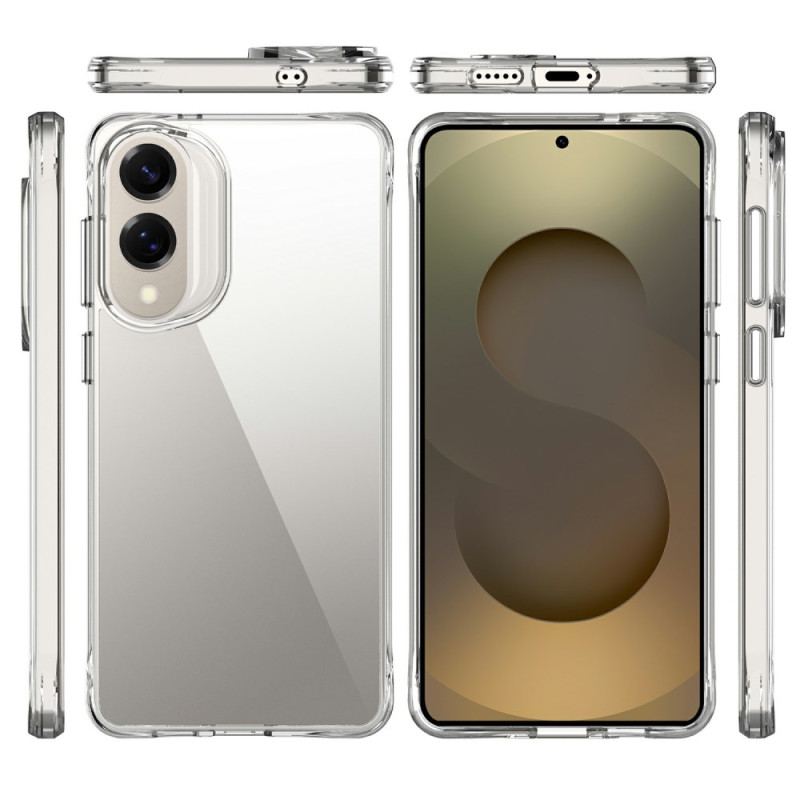 Skal För Samsung Galaxy S25 5g Edge Förstärkt Genomskinlig