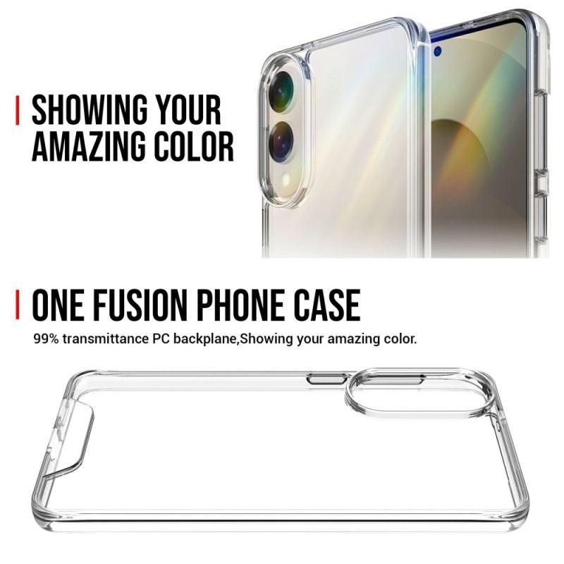 Skal För Samsung Galaxy S25 5g Edge Genomskinlig