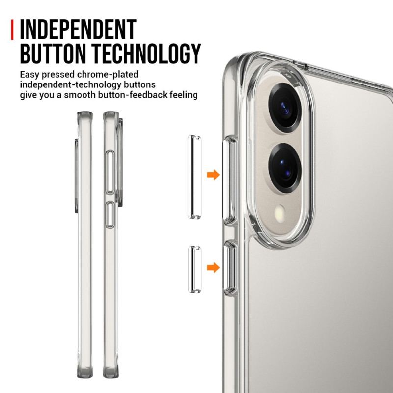 Skal För Samsung Galaxy S25 5g Edge Genomskinlig