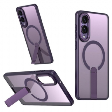 Skal För Samsung Galaxy S25 5g Edge Kompatibel Med Magsafe Med Integrerat Stativ