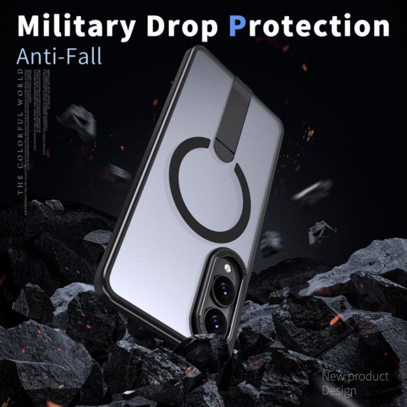 Skal För Samsung Galaxy S25 5g Edge Kompatibel Med Magsafe Med Integrerat Stativ