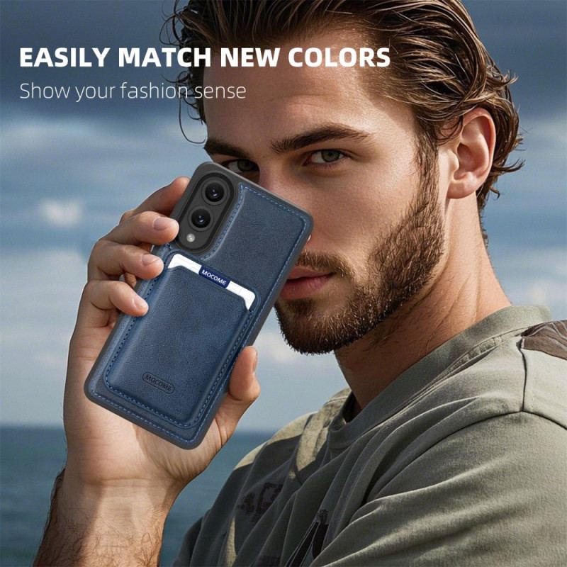 Skal För Samsung Galaxy S25 5g Edge Magnetisk Med Avtagbar Korthållare