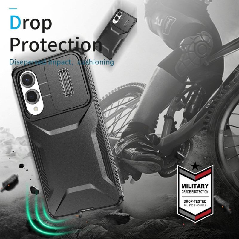 Skal För Samsung Galaxy S25 5g Edge Robust Metalleffekt