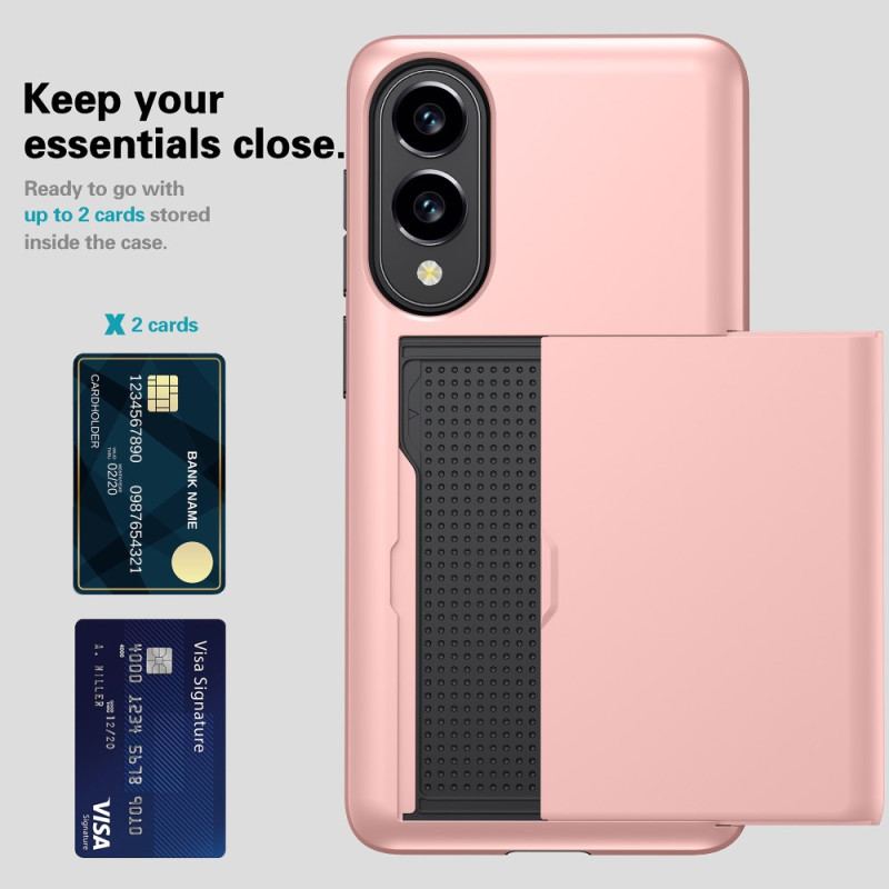 Skal För Samsung Galaxy S25 5g Edge Skjutbart Korthållare