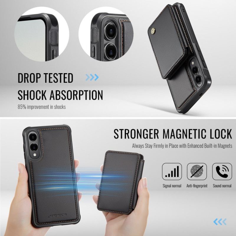Skal Samsung Galaxy S25 5g Edge Avtagbar Magnetisk Korthållare Jeehood