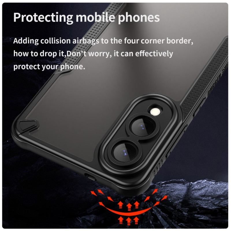 Skal Samsung Galaxy S25 5g Edge Borstad Genomskinlig